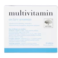 Мультивитамины для женщин Multivitamin for women New Nordic 90 таб. (А,В,С,Е, цинк, железо, магний, кальций)