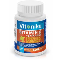 Вітамін С+ Ехінацея 500 мг Vitonika капсули №30