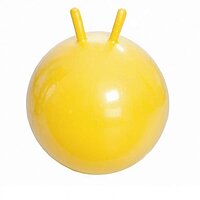Гимнастический мяч с рожками М-345 (желтый) 45 см Тривес