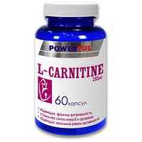 L-Сarnitine карнітин Powerful 1000 мг 60 капсул