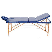Стіл масажний 3-х секційний з вирізом, підголовником і сумкою (ш.60см) Relax