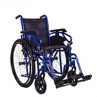Универсальная инвалидная коляска OSD Millenium ІІІ (STB - синяя) + насос