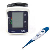 Измеритель давления автоматический на запястье LONGEVITA BP-2206 + термометр LONGEVITA МТ 4320 в подарок!