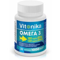 ОМЕГА-3180 EPA/120 DHA 1000 мг Vitonika капсули №30