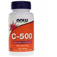 Витамин С с шиповником, C-500 RH, Now Foods, 500 мг №100