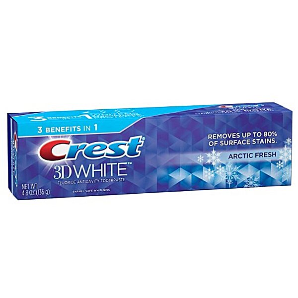 Паста зубная 3D WHITE 4.8OZ ARCT FRESH CREST 136 гр
