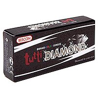 Кольорові контактні лінзи з оригінальним ефектом Tutti Diamond 1 лінза , polymacon 38%, Bescon