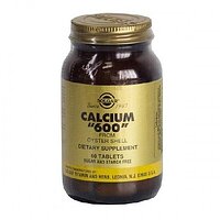 Кальций 600 из раковин устриц (Calcium 600) Солгар №60