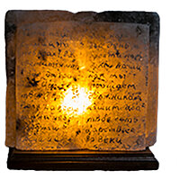 Соляной светильник "Библия" (4 кг) "Планета соли"