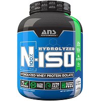 Изолят сывороточного протеина N-ISO 100% Hydrolyzed, сливочная ваниль, 2,27 кг ANS Performance
