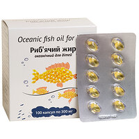 Риб'ячий жир Океанічний для дітей 300 мг №100 Орландо