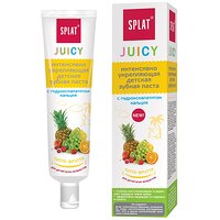 Детская зубная паста защита от бактерий и кариеса Junior Juicy Тутти-Фрутти 35 мл Splat  
