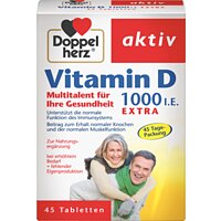 Витамин D 1000 МО 45 таблеток Doppel Herz