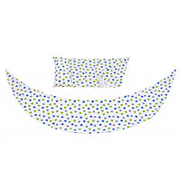 Набір аксесуарів для подушки Nuvita DreamWizard (наволочка, міні-подушка) Білий з точками NV7101Dots
