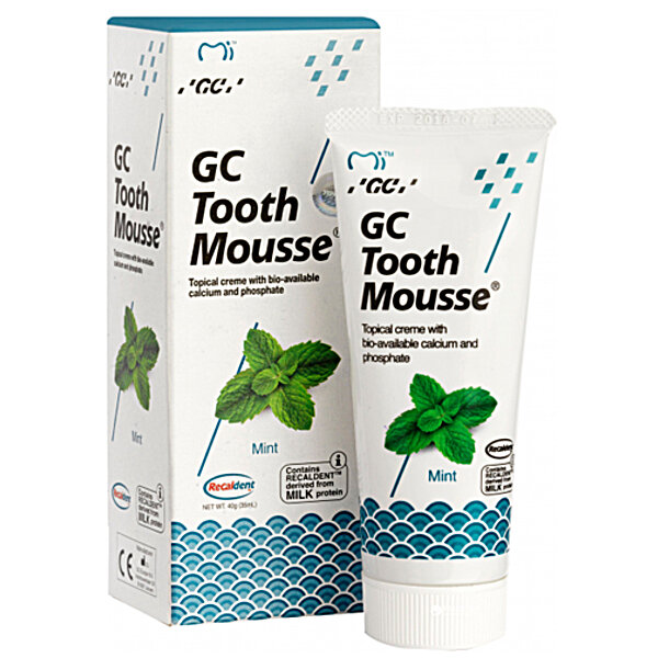 Тус Мус Mint (TOOTH MOUSSE) гель для ремінералізації та зміцнення зубів GC, 1 тюбик 35 мл