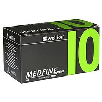 Универсальные иглы Wellion MEDFINE plus для инсулиновых шприц-ручек 10 мм ( 31G x 0,25 мм)