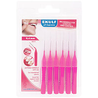 Щетки для межзубных промежутков Ekulf ph professional 0.4 мм (6 шт.) розовые