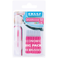 Щетки для межзубных промежутков Ekulf ph professional 0.4 мм (18 шт.) сиреневые