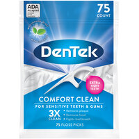 Comfort Clean Флосс-зубочистки, 75 шт. DenTek