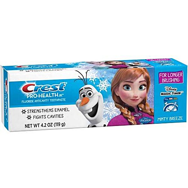 Детская зубная паста Crest 4,2 oz Pro-Health JR Frozen, 119 г