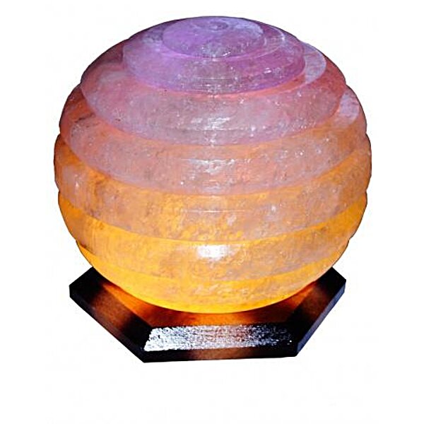 Соляний світильник " Куля різьблений " ( 6-7 кг ) , " Артемсіль " ( Україна )