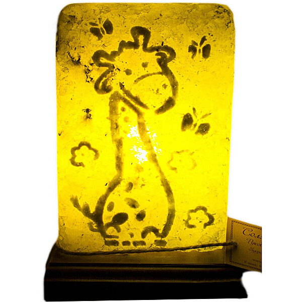 Соляний світильник "Жирафик" (3,5 кг) "Планета солі"