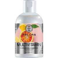 Мультивитаминный энергетический шампунь Dallas Multivitamin с экстрактом женьшеня и маслом авокадо 1 л 