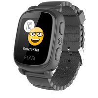 Смарт-часы детские KidPhone 2 Black с GPS-трекером (KP-2B) ELARI
