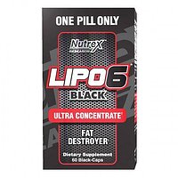 Жиросжигатель Lipo-6 Black Ultra Concentrate Nutrex Research 60 black-капс