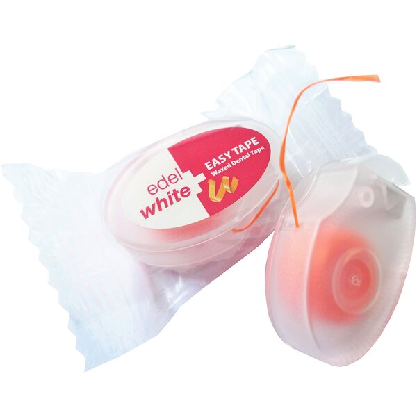 Вощенная зубная лента-флосс (5 м) Edel White