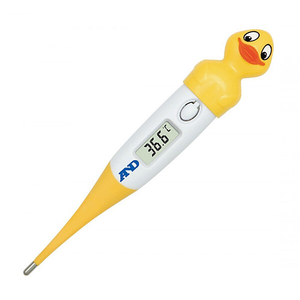 Термометр электронный детский с колпачком в виде утенка DT- 624D AND