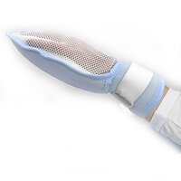 Мягкая универсальная защитная рукавичка с фиксирующими лентами, с застежкой Velcro® и нейлоновым кольцом