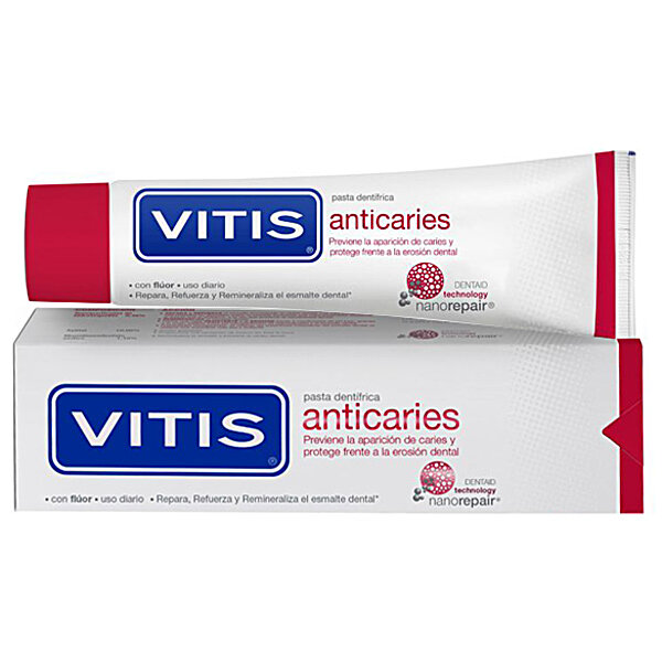 Зубна паста для профілактики карієсу VITIS ANTICARIES 100мл DENTAID
