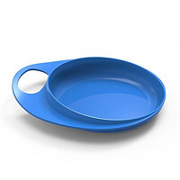 Тарелка для кормления Nuvita Easy Eating мелкая 2шт. Синяя NV8451Blue