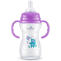 Пляшка для годування Bayby BFB6107 240мл 6м + фіолетова