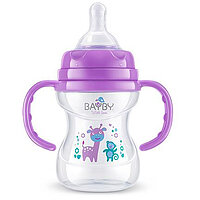 Бутылочка для кормления Bayby BFB6105 150мл 6м + фиолетовая