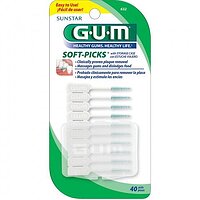 Набор межзубных щеток с фторидом GUM Soft-Picks, стандарт 40 шт