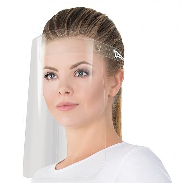 Защитная экран-маска для лица ПЭТ