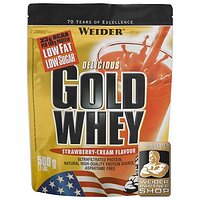 Протеин Gold Whey Малина-йогурт WEIDER 500 гр