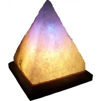 Соляной светильник цветной "Пирамида" 5-6 кг Dr.Life