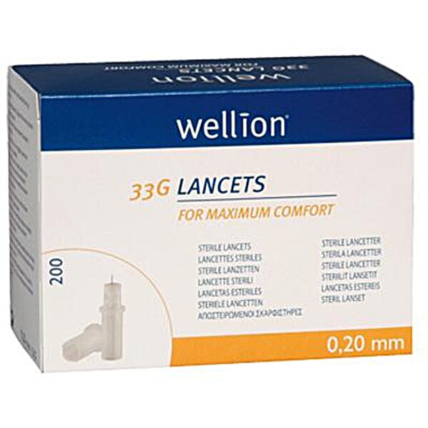 Ланцети Wellion Calla 33G 200 шт.