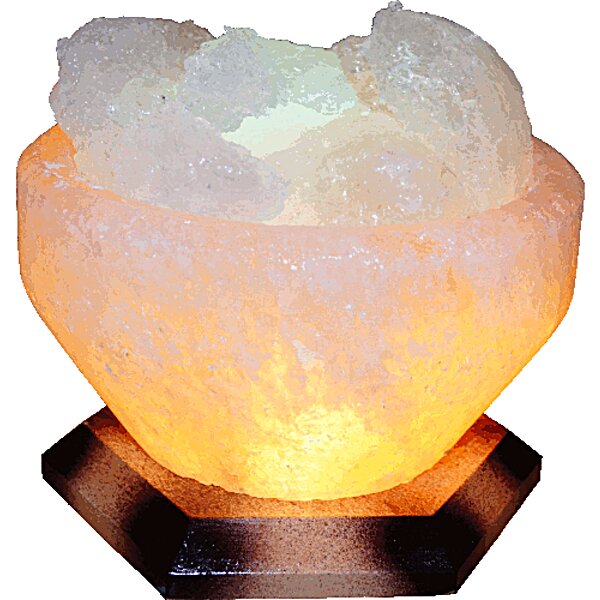 Соляной светильник "Чаша огня" (3-4 кг), "Артёмсоль"