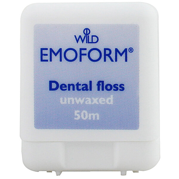 Зубная нить Emoform не вощенная тонкая 50м Dr.Wild & Co. AG