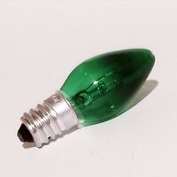 Лампочка 15 Ватт зеленая Е14  для соляного светильника SALIERY