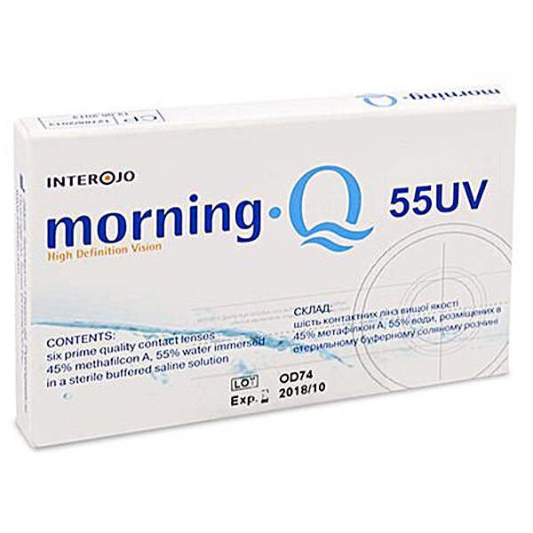 Контактные линзы Morning Q 55 UV (уп. 1 шт)