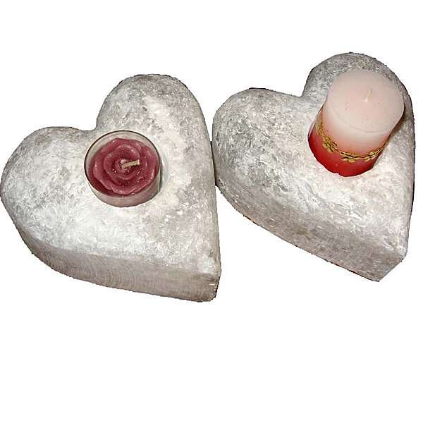 Соляной подсвечник «Сердце» SW-1115/1 (2 кг), ТМ “Соляна”