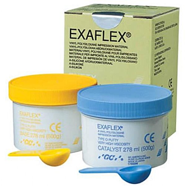 GC EXAFLEX PUTTY (Джи-Си Экзафлекс Путти) 500 г база + 500 г катализатор