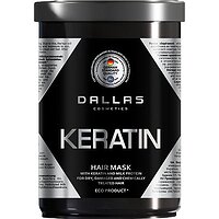 Крем-маска для волос Dallas Keratin Professional Treatment с кератином и экстрактом молочного протеина 1 л