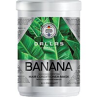 DALLAS BANANA 2в1 маска-кондиционер для укрепления волос с экстрактом банана, 1000 мл