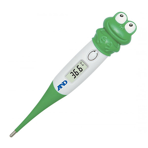Термометр электронный детский с колпачком в виде лягушки DT- 624F AND